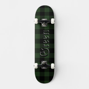 Buffel Plaid Groene Tartan Schots Plaid Patroon Persoonlijk Skateboard