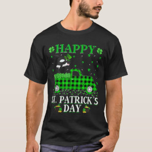 Buffel Plaid Groene Vrachtwagen Orka Fish St Patri T-shirt