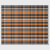 Buffel Plaid Halloween Patroon Cadeaupapier (Vlak)