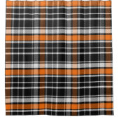 Buffel Plaid Halloween Patroon Douchegordijn (Voorkant)