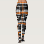 Buffel Plaid Halloween Patroon Leggings (Achterkant)