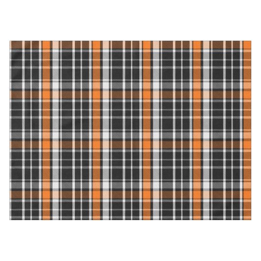Buffel Plaid Halloween Patroon Tafelkleed (Voorkant (Horizontaal))