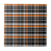Buffel Plaid Halloween Patroon Tegeltje (Voorkant)