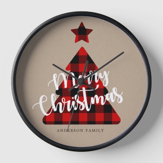 Buffel Plaid Kerstboom Kraft (Voorkant)