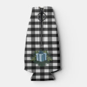 Buffel Plaid Kerstcadeau | Blauwe vakantie Flesjeskoeler (Achterkant)