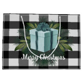 Buffel Plaid Kerstcadeau | BLAUWGROEN Groot Cadeauzakje (Achterkant)