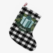 Buffel Plaid Kerstcadeau | BLAUWGROEN Grote Kerstsok (Voorkant (Hangend))