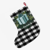 Buffel Plaid Kerstcadeau | BLAUWGROEN Grote Kerstsok (Achterkant (Hangend))