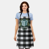 Buffel Plaid Kerstcadeau | BLAUWGROEN Schort (Gedragen)