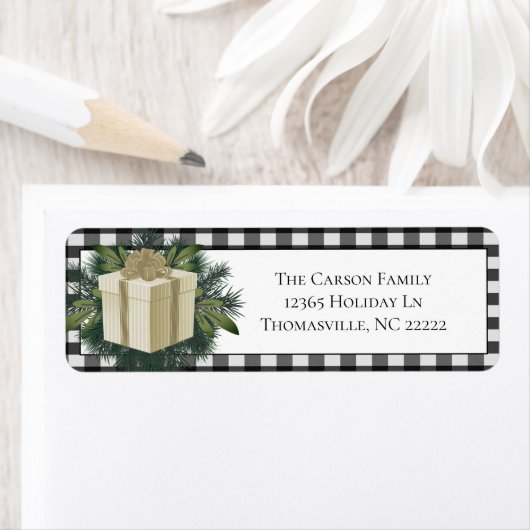 Buffel Plaid Kerstcadeau | Goud Etiket (Insitu)