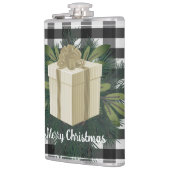 Buffel Plaid Kerstcadeau | Goud Heupfles (Links)