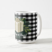 Buffel Plaid Kerstcadeau | Goud Koffiemok (Voorkant rechts)