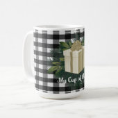 Buffel Plaid Kerstcadeau | Goud Koffiemok (Voorkant links)
