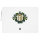Buffel Plaid Kerstcadeau | Gouden vakantie (Achterkant Horizontaal)