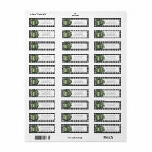 Buffel Plaid Kerstcadeau | Groen Etiket (Full Sheet)