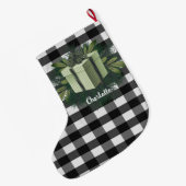 Buffel Plaid Kerstcadeau | Groen Grote Kerstsok (Achterkant (Hangend))