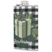Buffel Plaid Kerstcadeau | Groen Heupfles (Links)