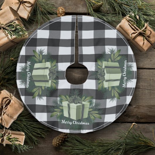 Buffel Plaid Kerstcadeau | Groen Kerstboom Rok