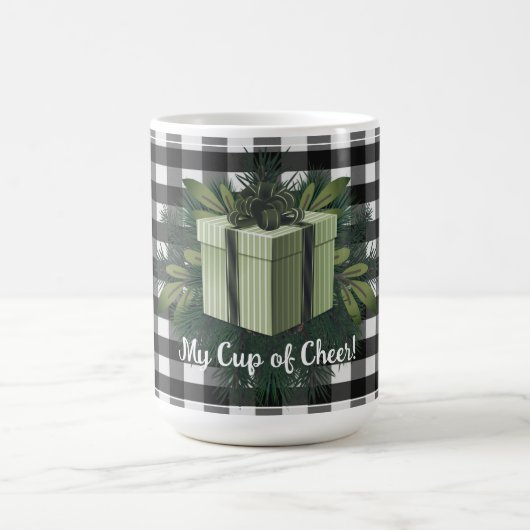 Buffel Plaid Kerstcadeau | Groen Koffiemok (Center)