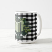 Buffel Plaid Kerstcadeau | Groen Koffiemok (Voorkant rechts)