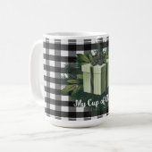 Buffel Plaid Kerstcadeau | Groen Koffiemok (Voorkant links)
