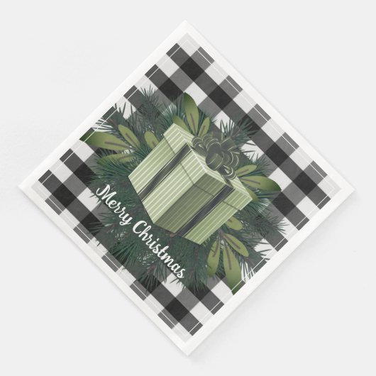Buffel Plaid Kerstcadeau | Groen Servet (Hoek)