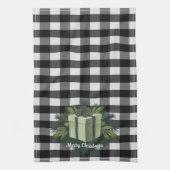 Buffel Plaid Kerstcadeau | Groene vakantie Theedoek (Verticaal)