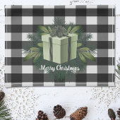 Buffel Plaid Kerstcadeau | Groene vakantie Theedoek