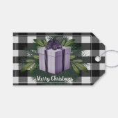 Buffel Plaid Kerstcadeau | PAARSE Cadeaulabel (Voorkant (Horizontaal))