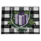 Buffel Plaid Kerstcadeau | PAARSE Groot Cadeauzakje (Voorkant)