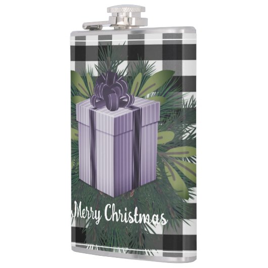 Buffel Plaid Kerstcadeau | PAARSE Heupfles (Links)