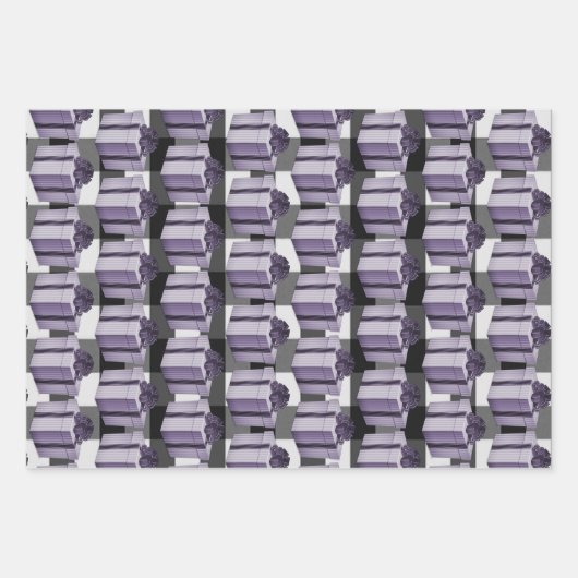 Buffel Plaid Kerstcadeau | PAARSE Inpakpapier Vel (Voorkant 2)