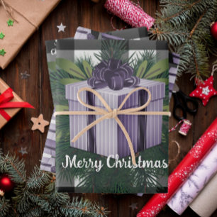 Buffel Plaid Kerstcadeau   PAARSE Inpakpapier Vel