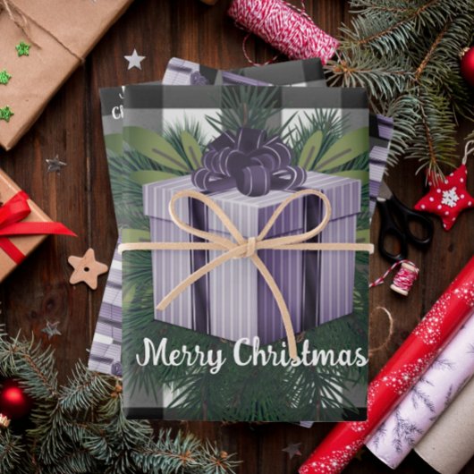 Buffel Plaid Kerstcadeau | PAARSE Inpakpapier Vel