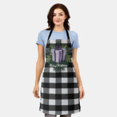 Buffel Plaid Kerstcadeau | PAARSE Schort (Gedragen)