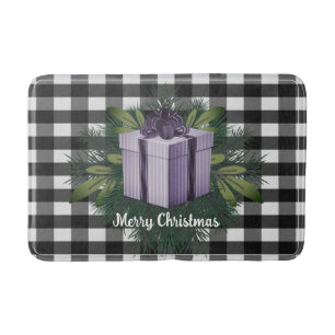 Buffel Plaid Kerstcadeau   Paarse vakantie Badmat
