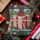 Buffel Plaid Kerstcadeau | Rood Inpakpapier Vel