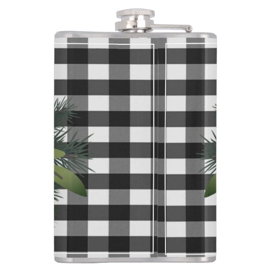 Buffel Plaid Kerstcadeau | roze Heupfles (Achterkant)