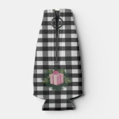 Buffel Plaid Kerstcadeau | Roze Vakantie Flesjeskoeler (Achterkant)