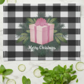 Buffel Plaid Kerstcadeau | Roze Vakantie Theedoek (Gevouwen)