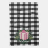 Buffel Plaid Kerstcadeau | Roze Vakantie Theedoek (Verticaal)