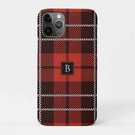 Buffel Plaid Kerstmis Rood Wit Zwart Patroon Case-Mate iPhone Case
