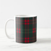 Buffel Plaid Kerstpatroon Groen Rood Zwart Koffiemok (Links)