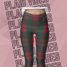 Buffel Plaid Kerstpatroon Groen Rood Zwart