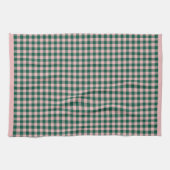 Buffel Plaid Moderne Vakantie Groen & Roze Theedoek (Horizontaal)
