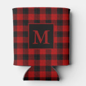 Buffel Plaid Monogrammed Koelbox Blikjeskoeler (Achterkant)
