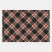 Buffel Plaid Rode Kerstmis Land houthakker Inpakpapier Vel (Voorkant 2)