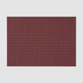 Buffel Plaid Rood Zwart Check Land Lumberjack Tissuepapier
