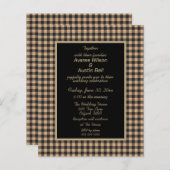 Buffel Plaid Zwart en Goud (Voorkant / Achterkant)