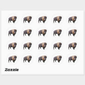 buffel ronde sticker (Vel)
